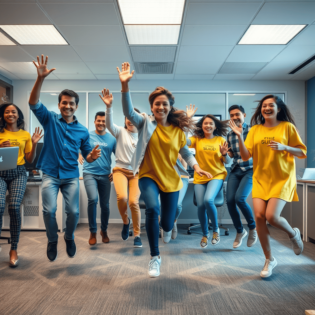Team Leaps into Fun for National Skipping Day!